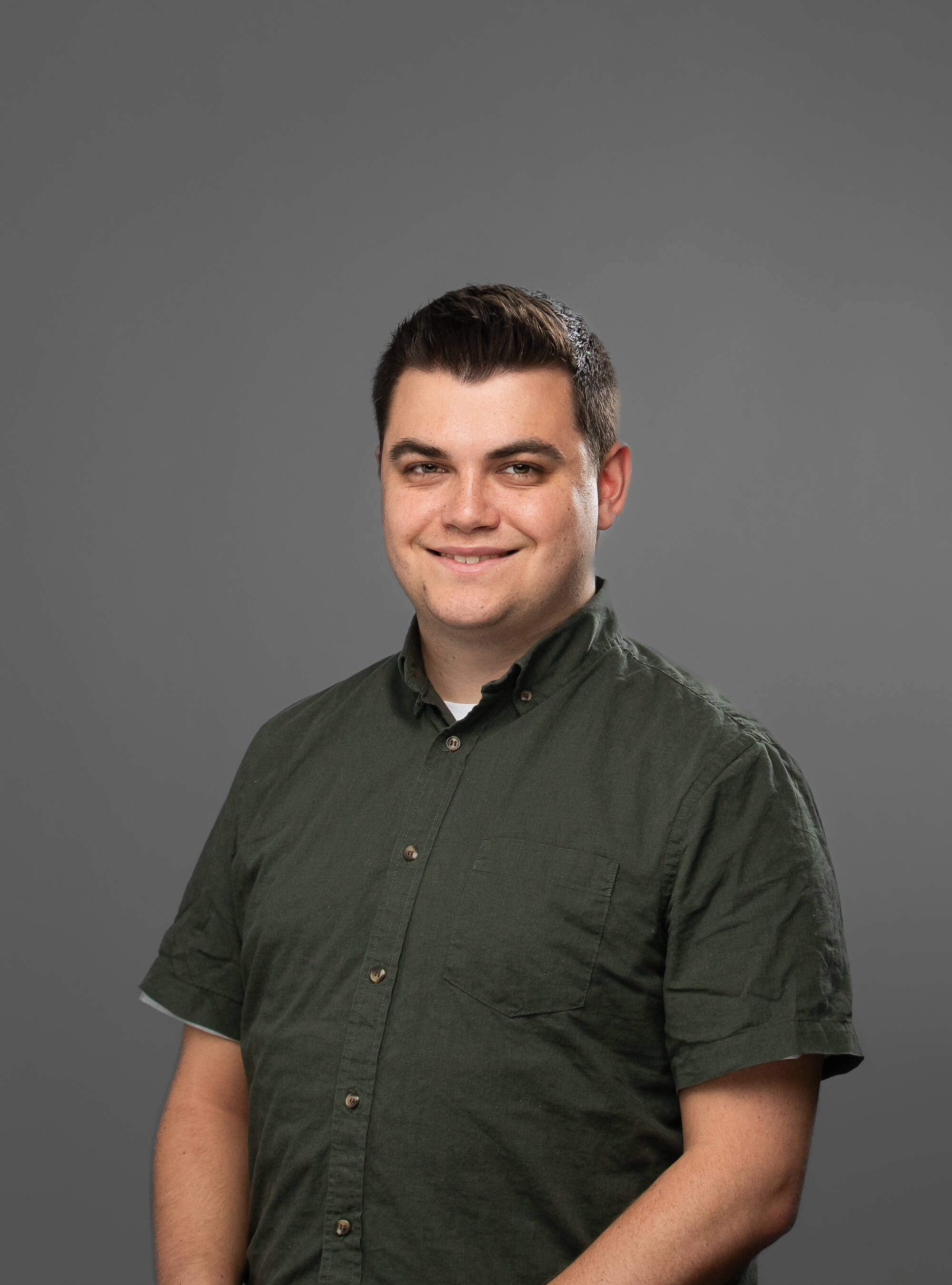 Studio Portrait of ThomasChavez taken on April 22nd.